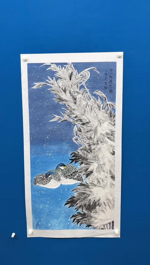 国画张-展览原作雪景/无框/W