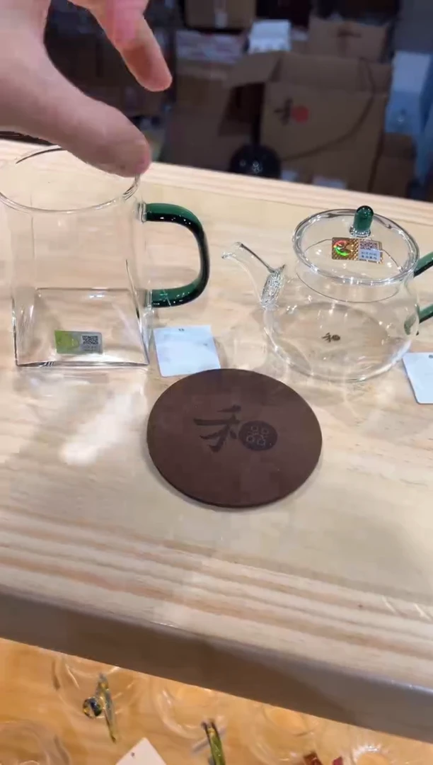 禾器-青云壶-墨绿色+瀚然墨绿+禾器杯垫