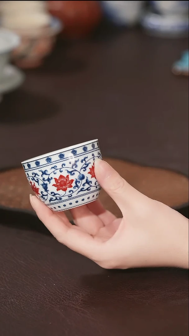 景德镇陶瓷/杯/盖碗/壶承A34