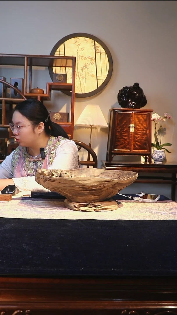 金丝楠阴沉木葫芦果盘