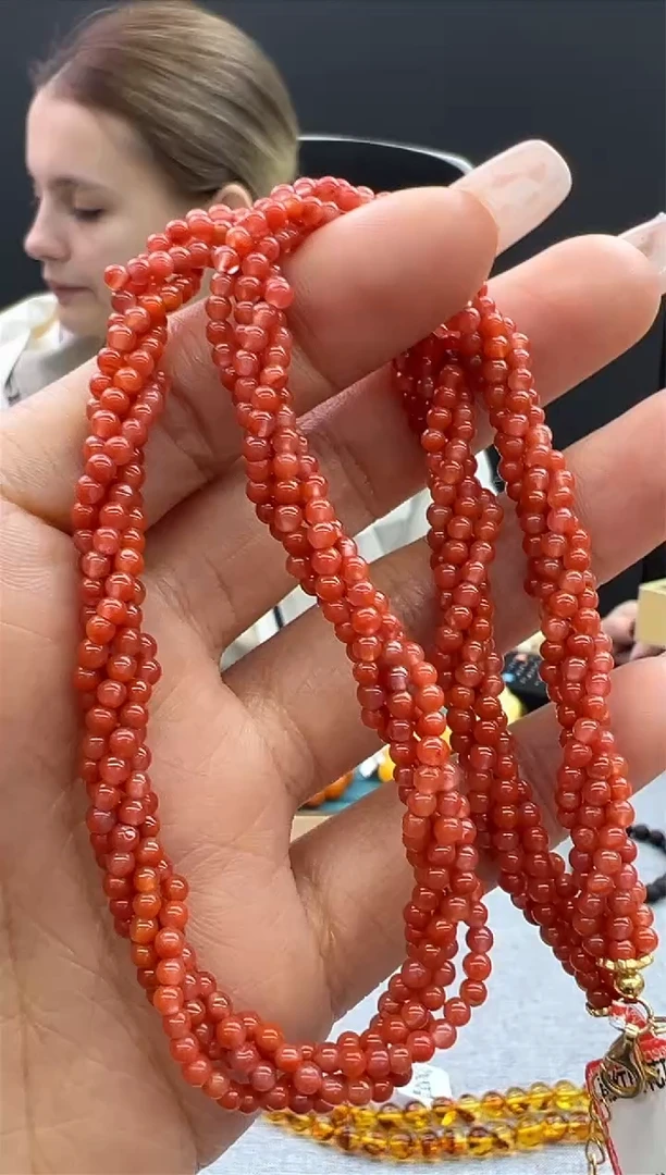 【闪购商品】南红玛瑙颈饰未镶嵌857秒拍号