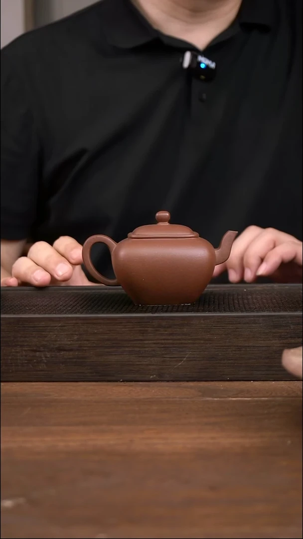 茶壶紫砂紫泥无垢200CC（01347）