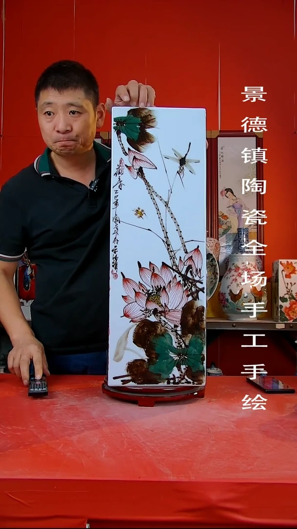 摆件景德镇陶瓷 全场手工手绘25