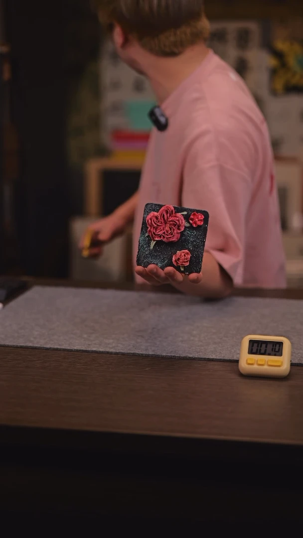 【闪购商品】书法552 玫瑰花 冰箱贴