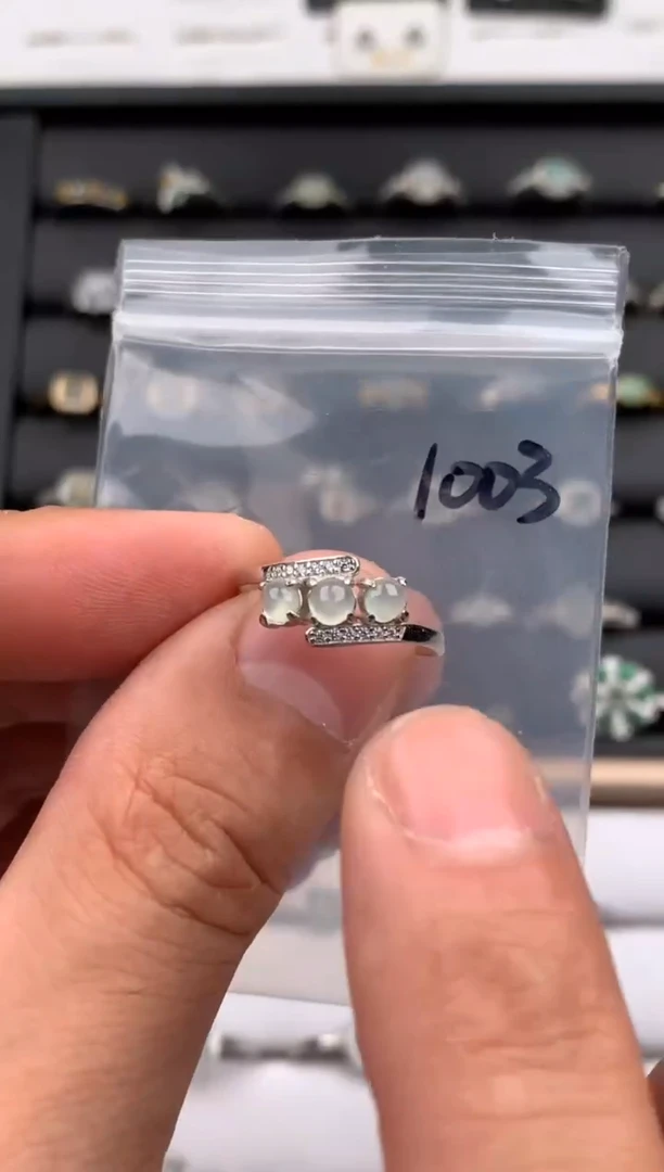 未镶嵌戒指翡翠1003