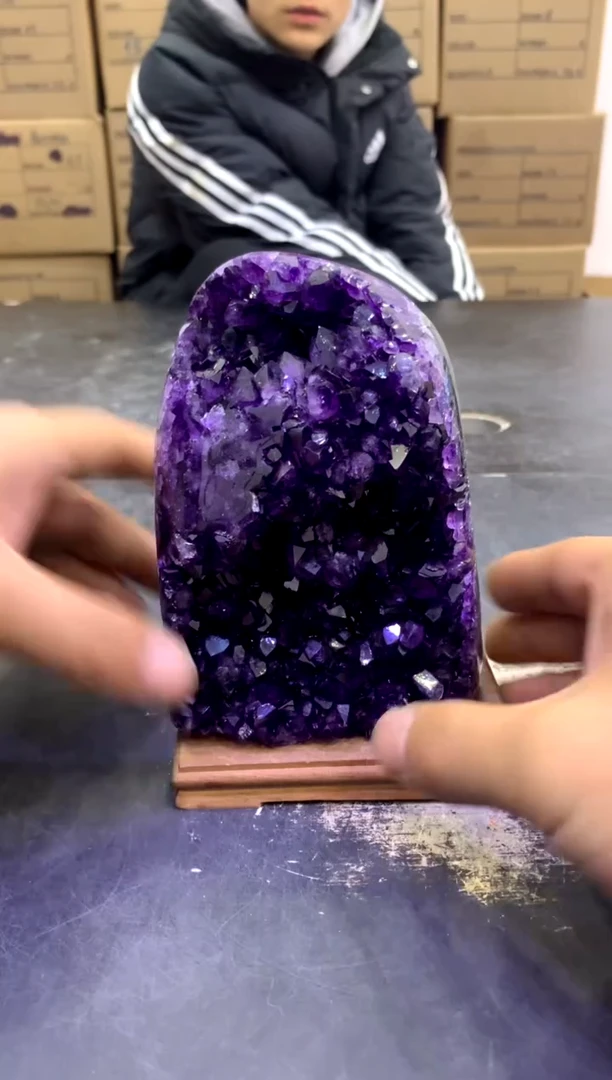 【闪购商品】水晶摆件未镶嵌天然紫水晶摆件233