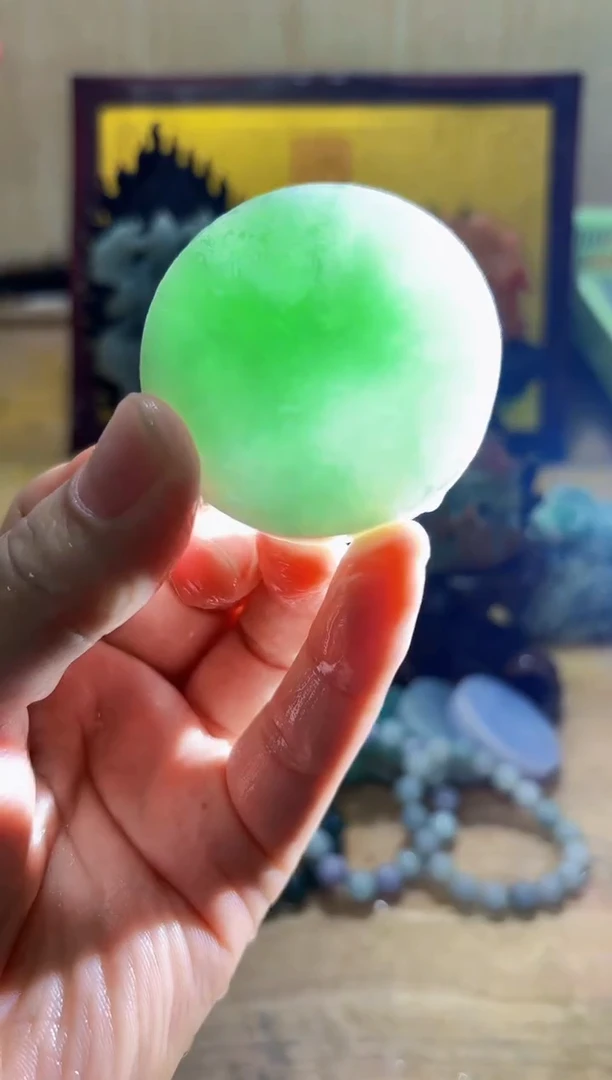 未镶嵌挂件翡翠A货常星6404