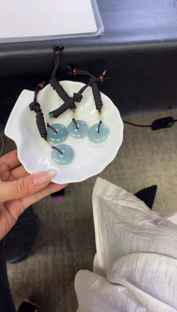 颈饰未镶嵌翡翠B230多样性发一件/配绳子