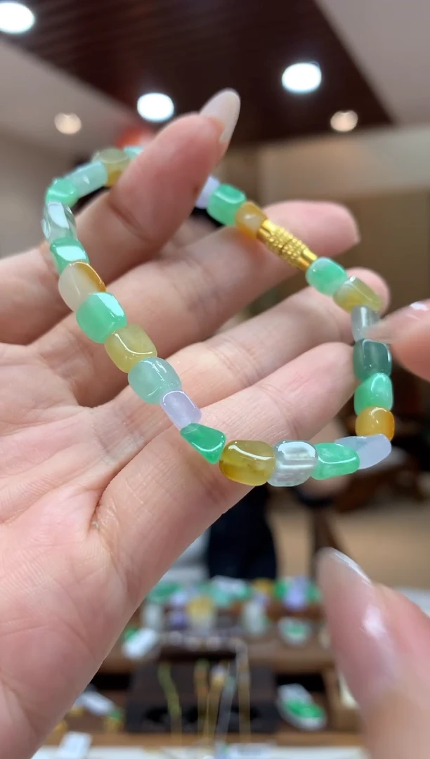 未镶嵌手串翡翠手串