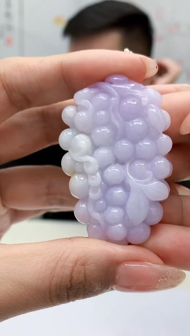 【闪购商品】定制翡翠未镶嵌5152MM-毛货挂件62