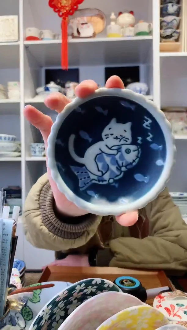 【闪购商品】不锈钢猫咪抱鱼小碟