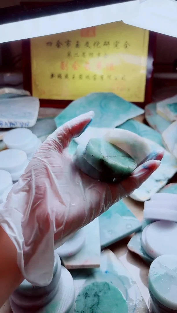 翡翠未镶嵌颈饰A货曹星593