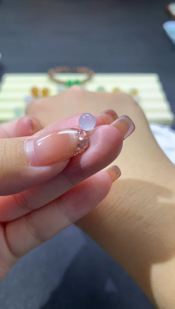 未镶嵌定制翡翠卡5.5mm