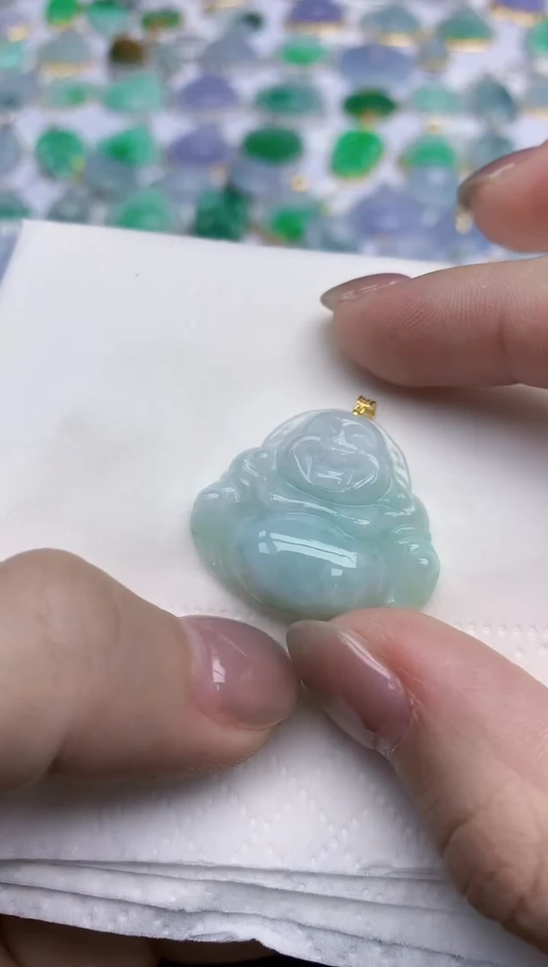 【闪购商品】翡翠颈饰未镶嵌天然翡翠A货