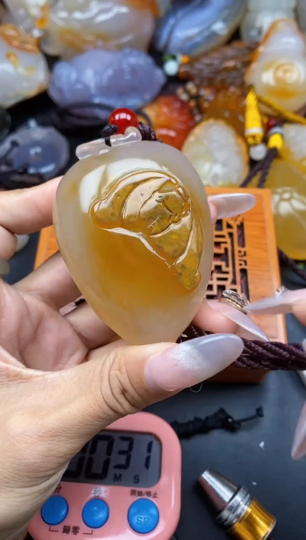 【闪购商品】玛瑙/玉髓颈饰合金ll