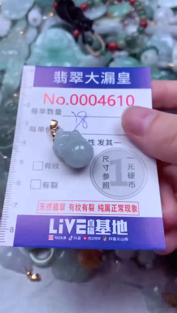吊坠(不含链)未镶嵌翡翠4610
