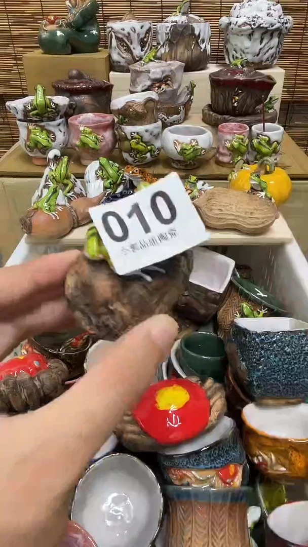 鸟**香010精美粗陶手工柴烧