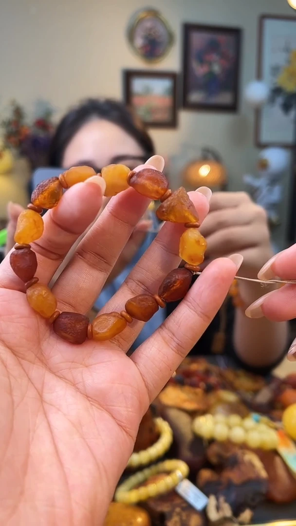 手串琥珀未镶嵌手串