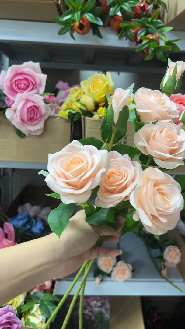 3枝香槟色手感保湿卡布