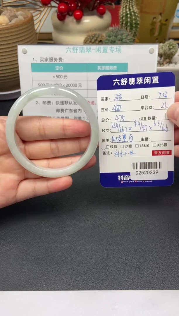 未镶嵌手镯翡翠马****人D2520239