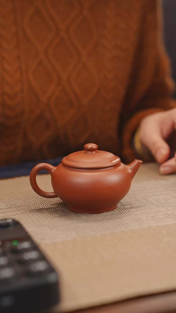 原矿红清水光速紫砂壶13