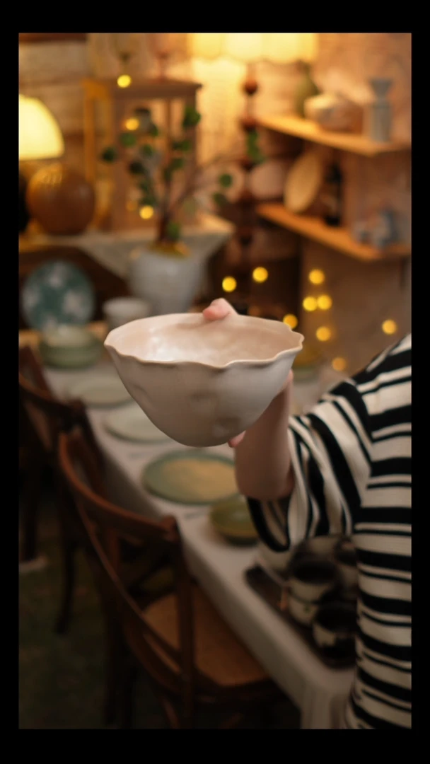 瓷片雾里工作室 面碗1个