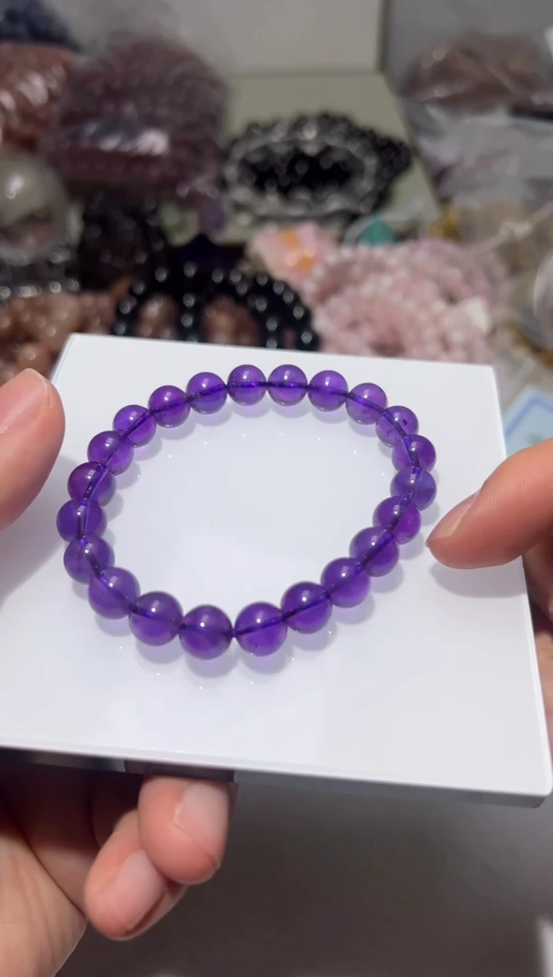 【闪购商品】紫晶手链未镶嵌紫水晶卡9多样性发一