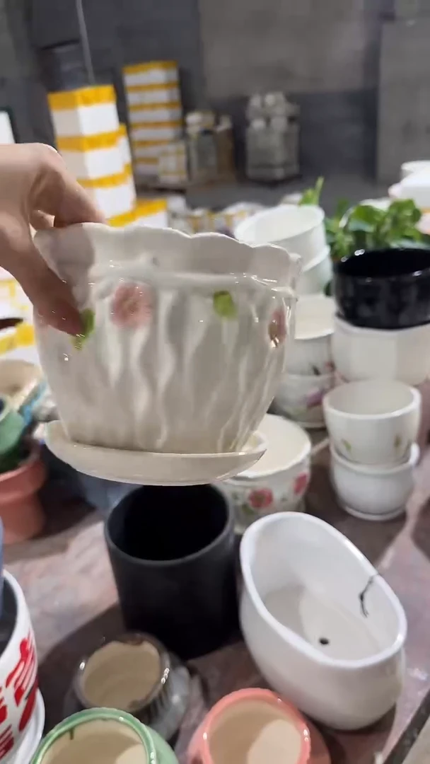 高温陶瓷花盆+Q800