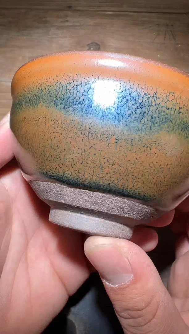 【闪购商品】茶盏老表精选择柴烧13