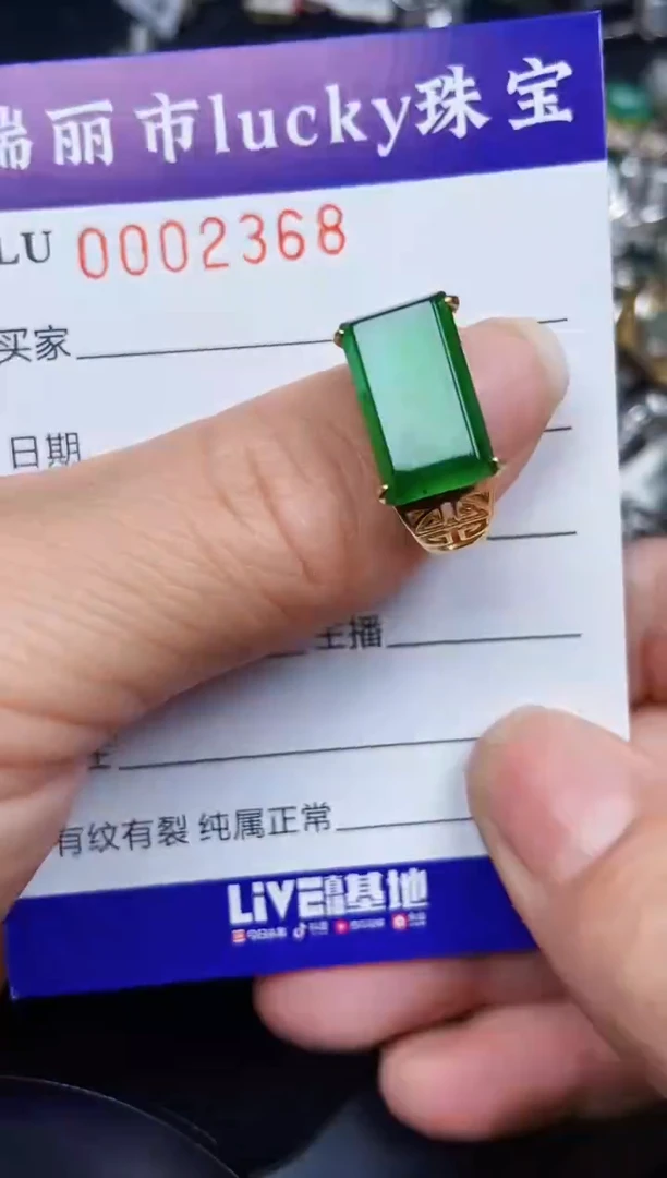 翡翠银S925镶嵌颈饰2368