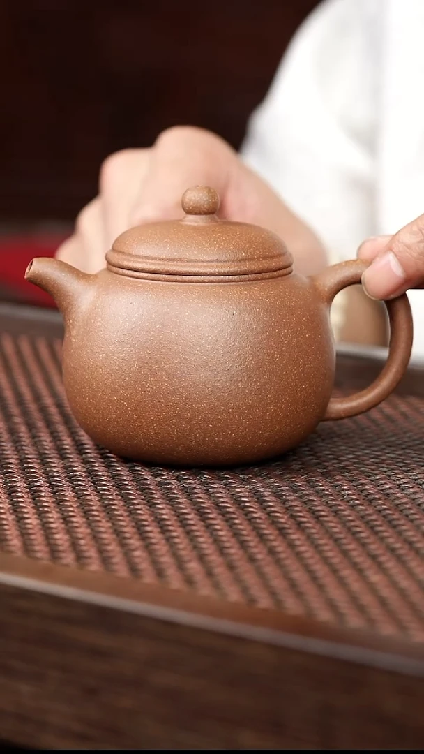 茶壶紫砂青降坡小匏尊