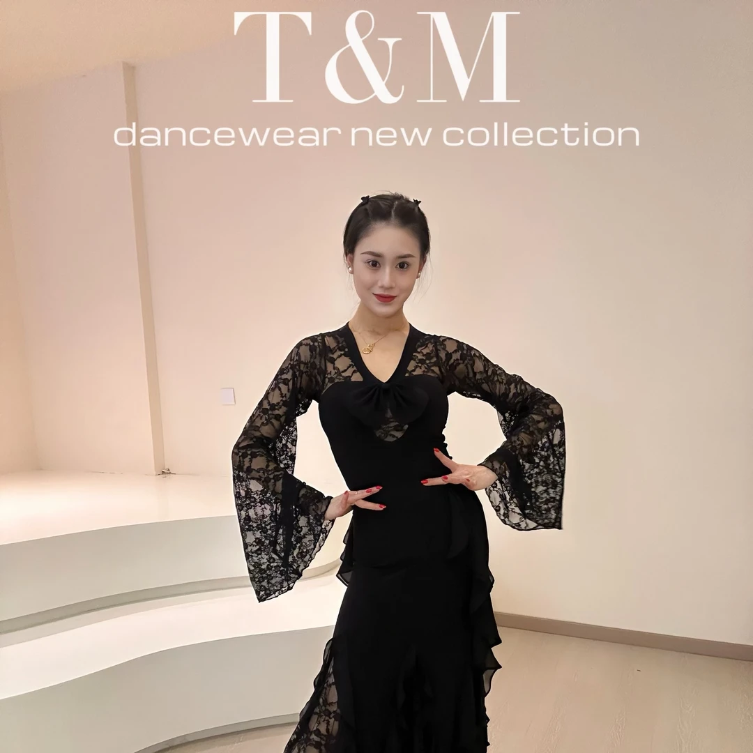 T&M舞服 Dancewear | 蒂芙尼小姐｜优雅气质摩登舞上衣
