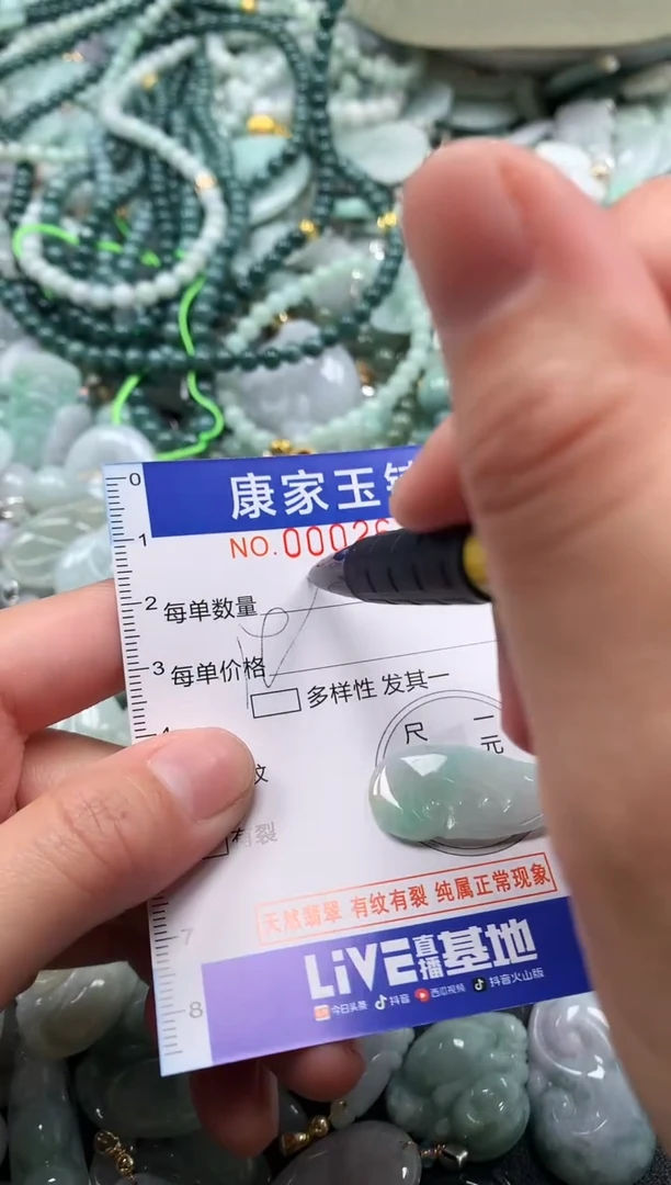 颈饰未镶嵌翡翠2675