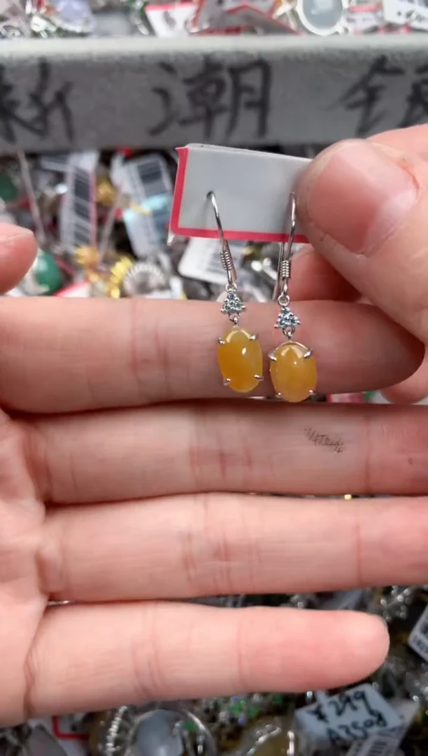 银S925镶嵌戒指翡翠131313---4