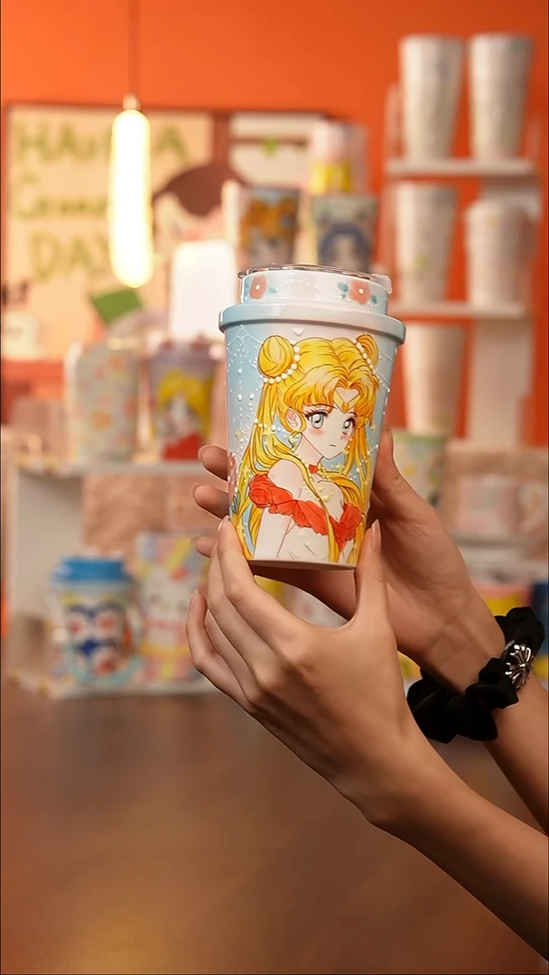 景德镇手工手绘文创陶瓷杯