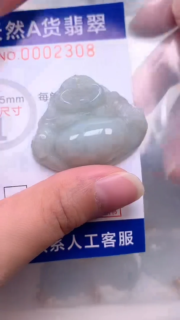 翡翠未镶嵌吊坠(不含链)1
