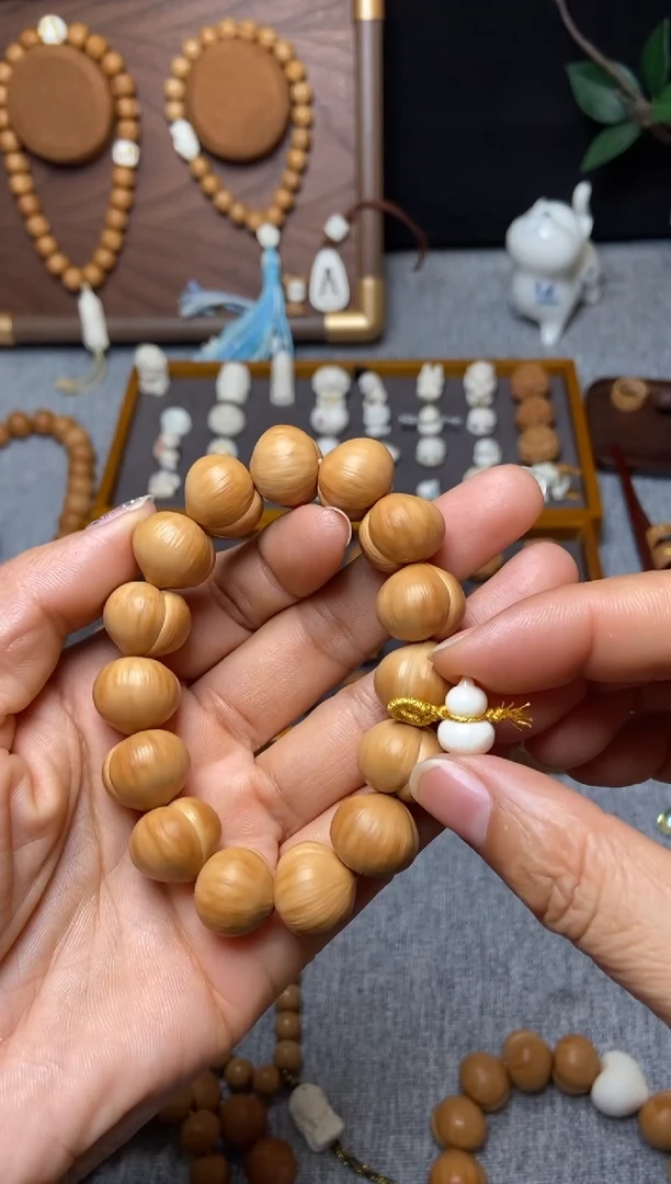 吊坠猴头核桃饭*拉丝屁桃16*15k/猛犸小葫芦