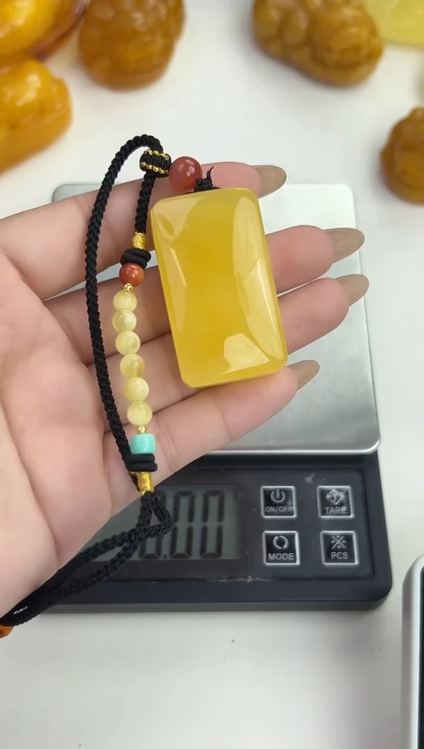 裸石琥珀未镶嵌天然琥珀蜜蜡吊坠