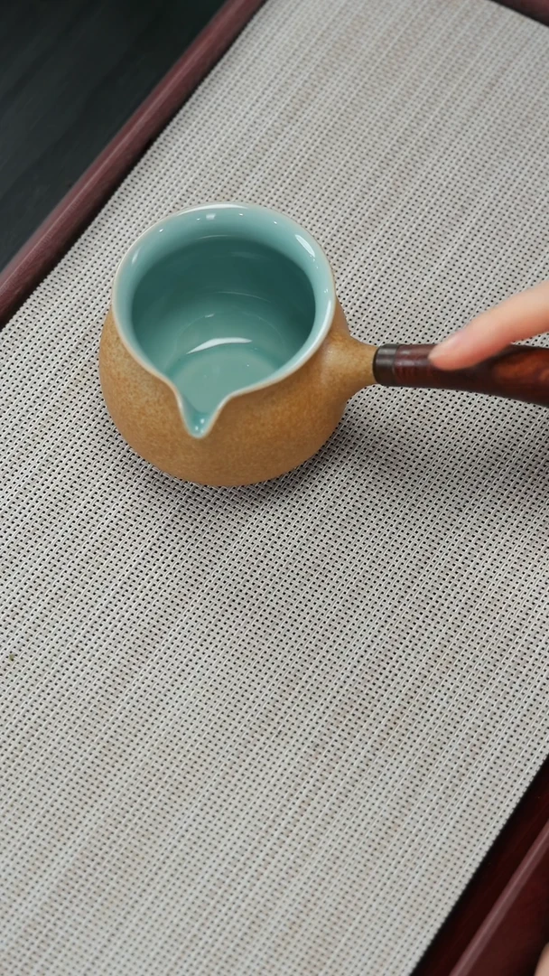 【闪购商品】弟窑紫金土五行侧柄公道杯260cc