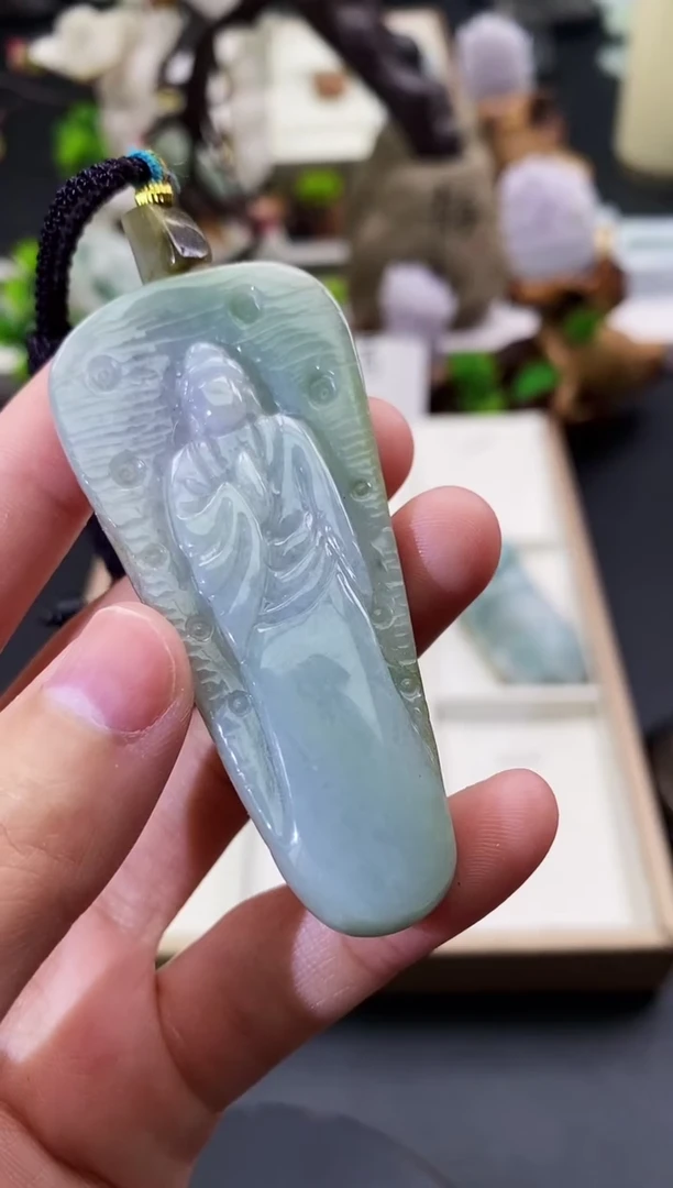 颈饰未镶嵌翡翠天然缅甸A货翡翠