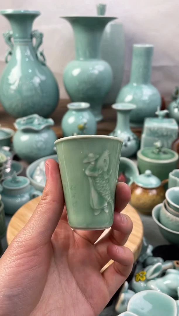 【闪购商品】正品 慧仙青瓷 主人杯