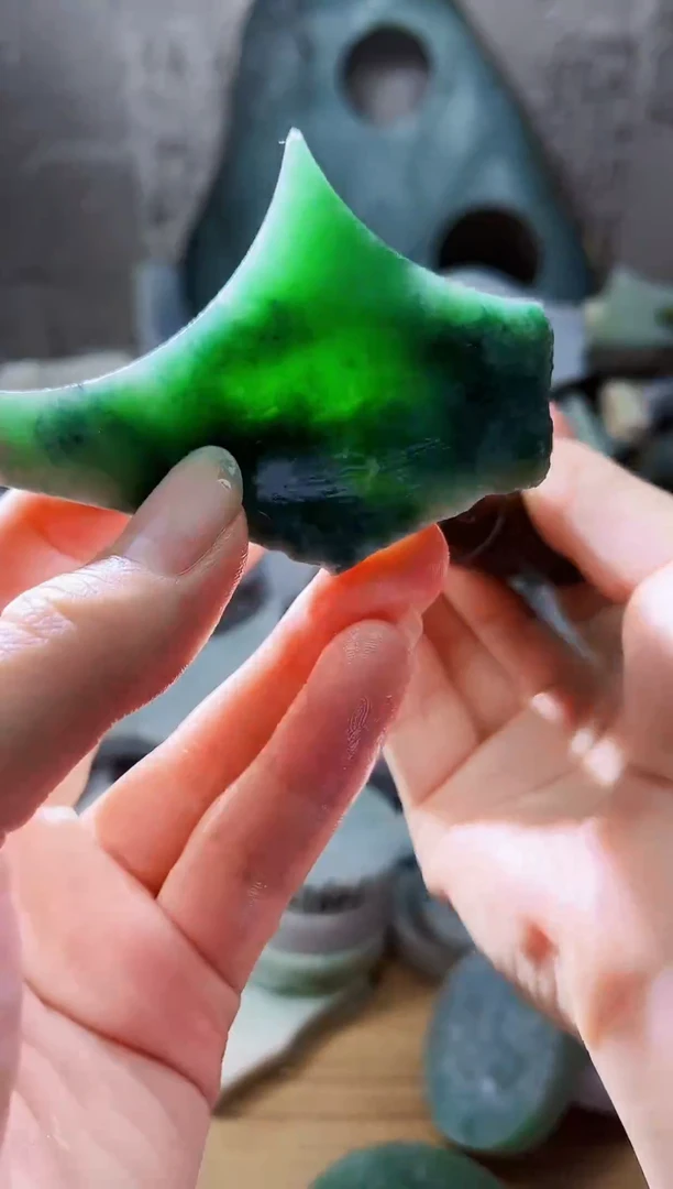 颈饰未镶嵌翡翠天然翡翠A货338
