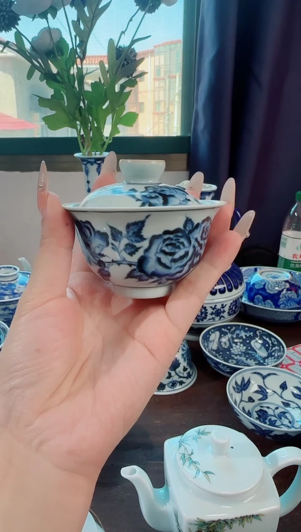 瓷片景德镇瓷器茶器茶杯
