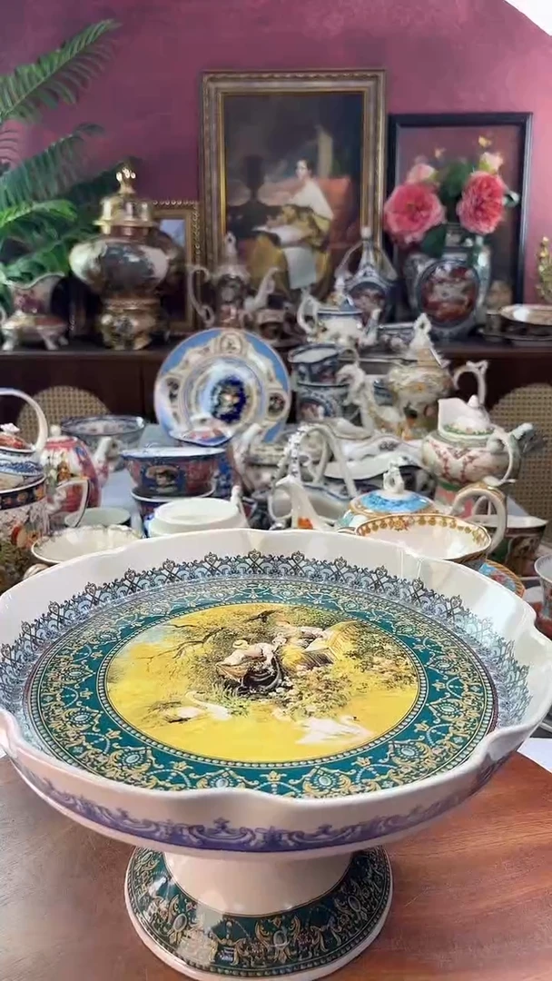 瓷游礼家居 高脚 果盘