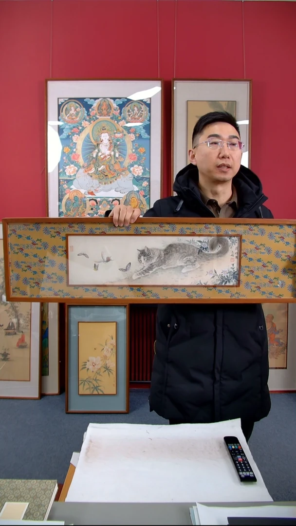 【闪购商品】国画苏慧娟《猫》