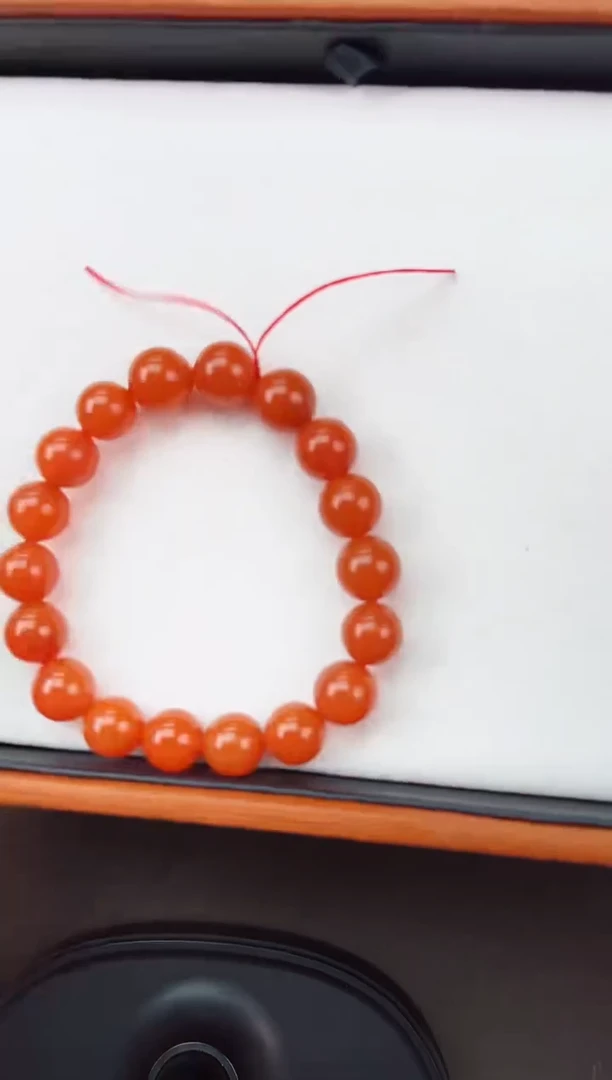 【闪购商品】南红玛瑙手串未镶嵌保山滴水洞亮光手串11+