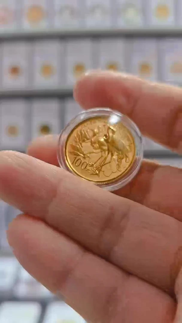 纯金2015年中国年金币有证无盒