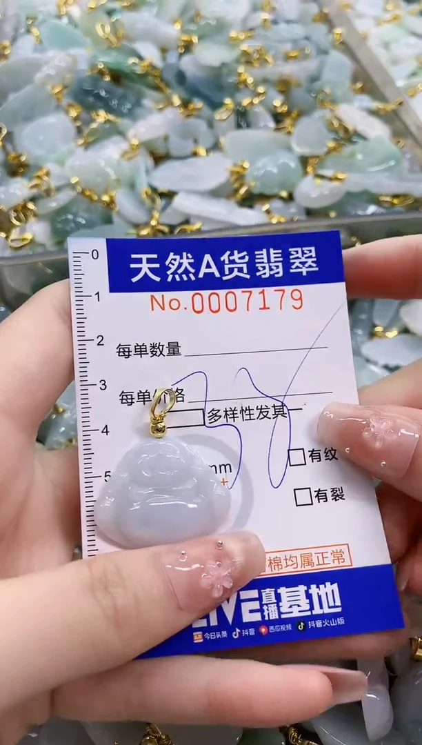 颈饰未镶嵌翡翠天然A货翡翠