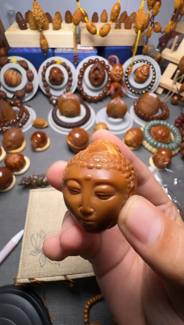 手串橄榄核佛魔一念1对