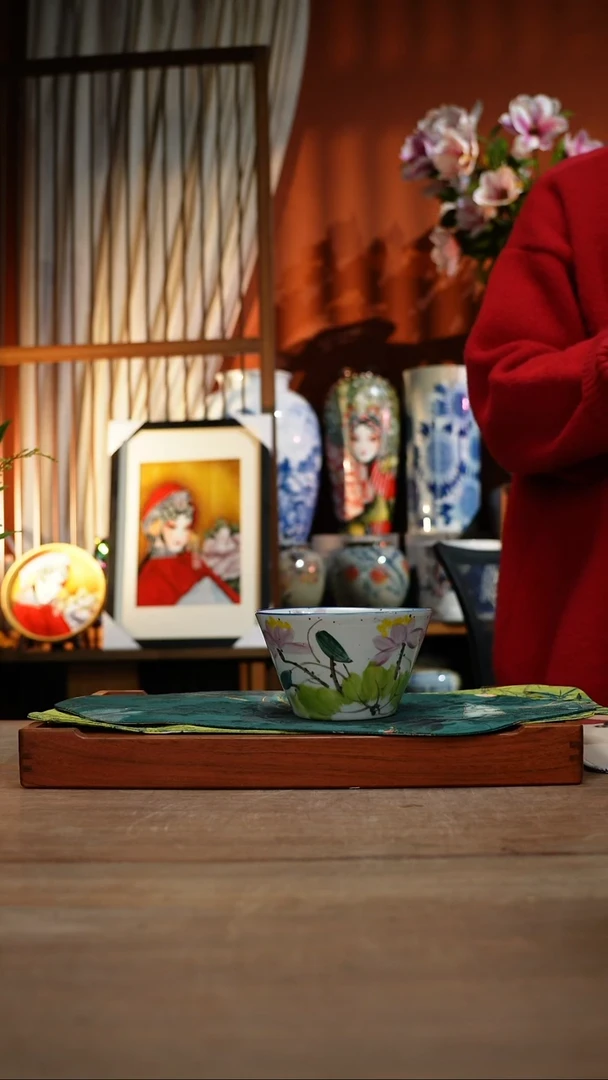 【简家甄选】景德镇设计师釉下手绘陶瓷